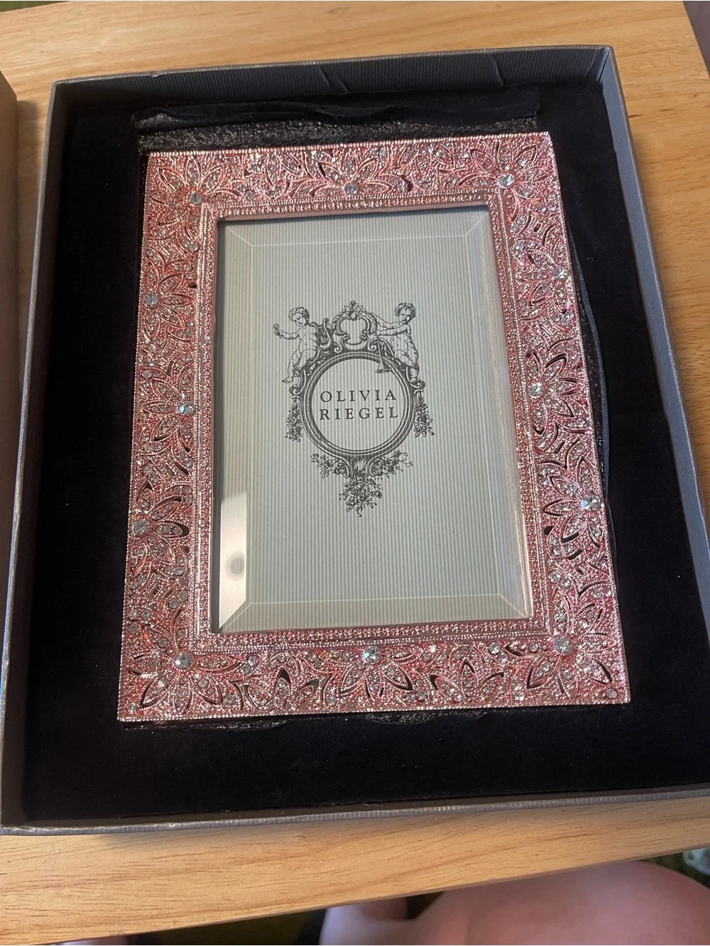 Olivia Riegel Rose Gold Windsor 4x6 Photo Frame New In Box!  RT3736